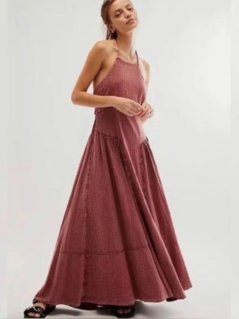 Free People Mind Over Matter
Midi Dress Women Casual Halter
Maxi Large MSRP $198 - Picture 2 of 3